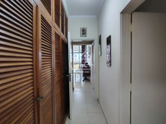 Imagem Imperdível: Apartamento último andar à venda na Vila Luis Antônio, Guarujá-SP! 2 quartos, 2 suítes, 2 salas, 4 banheiros, 2 vagas, 150m².