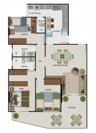 Imagem APARTAMENTO RESIDENCIAL em Vila Velha - ES, Itapuã