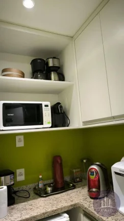 Imagem Sala mobiliada com 80 m² para aluguel por R$ 7.900,00 - Alphaville/SP
