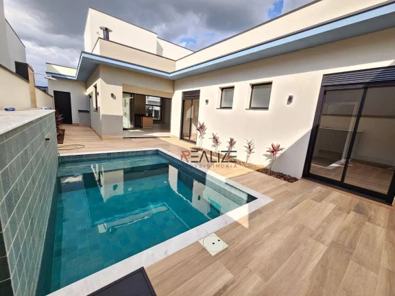 Imagem Casa com 3 suítes e piscina à venda, 202 m² por R$ 1.820.000 - Condomínio Jardim Piemonte - Indaiatuba/SP