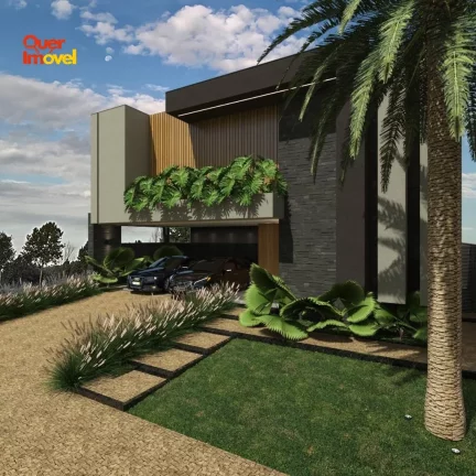Imagem Luxuosa Casa em Condomínio à Venda em Ribeirão Preto-SP, Bairro Condomínio Guaporé: 4 Quartos, 4 Suítes, 3 Salas, 460m².
