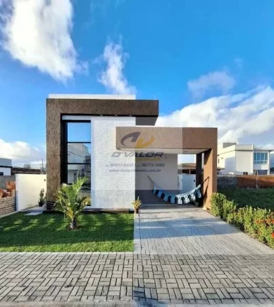 Imagem Vendo Casa, em Condomínio Fechado, com 100 m², 3 quartos s/ 1 suíte, sala ampla e 2 vagas