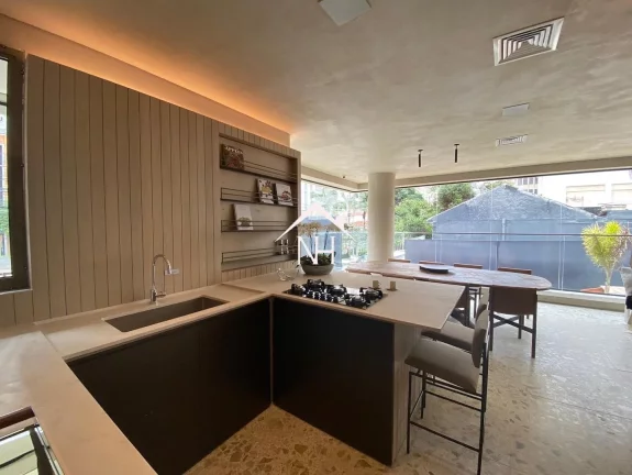 Imagem apartamento de 145m c/ 3 suítes (1 Master), 2 vagas, terraço gourmet, hall privativo, brinquedoteca, piscinas, salão de festas, fitness, spa, solarium