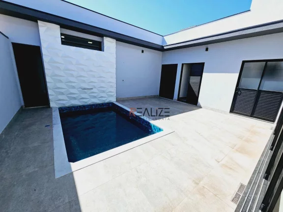 Imagem Casa com 3 suítes e piscina à venda, 190 m² por R$ 1.590.000 - Condomínio Fechado - Indaiatuba/SP