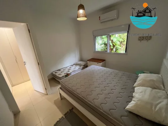 Imagem Apartamento para locação em Juquehy, 30 metros da praia e com 1 dormitório, acomodação p/ 1 casal e 2 filhos, bem localizado | Juquehy Imobiliária
