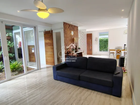 Imagem Casa de luxo em condomínio na Enseada, Guarujá-SP: 5 quartos, 5 suítes, 2 salas, 4 vagas e 390m² de área. Imperdível!