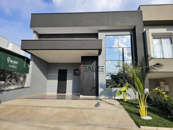 Imagem Casa moderna com piscina e 3 suítes à venda, 140 m² por R$ 1.280.000 - Condomínio Jardim Brescia - Indaiatuba/SP