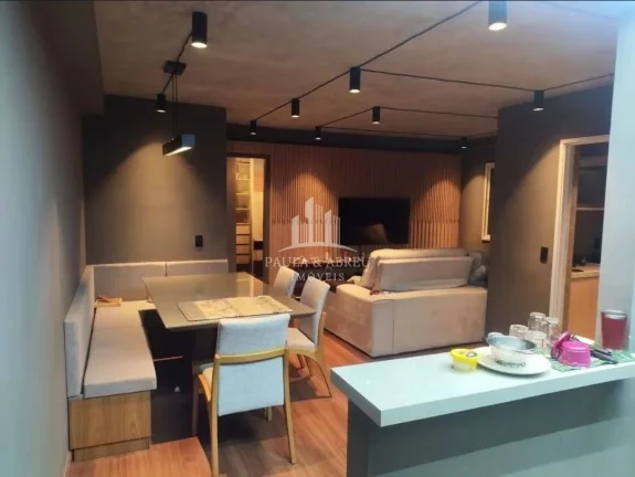 Imagem Apartamento 54m², 1 Dormitório, podendo ser 2 (está com living ampliado), Sacada, 1 Vaga, Lazer Completo, no Jardim Pedroso, Mauá-SP