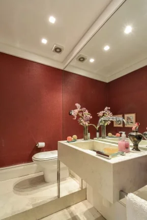 Imagem Apartamento reformado com 4 dts (2 suítes) e 5 vagas, com vista Pacaembu