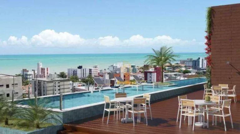 Imagem Apartamentos com varanda gourmet a 300m da praia do Manaíra - AP0096