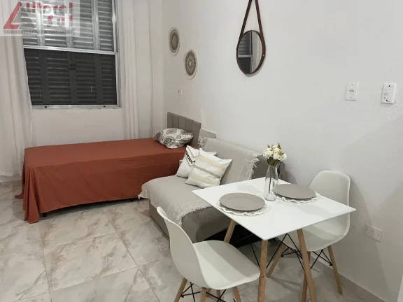 Imagem Apartamento à venda em Praia Grande-SP, Aviação: 1 quarto, 1 banheiro, 1 vaga de garagem, 28m² de área
