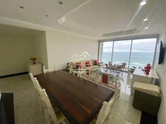 Imagem Apartamento frente mar com 3 Quartos à Venda em Pitangueiras, Guarujá-SP: 170m², Suite, 2 Salas, 2 Banheiros, 1 Vaga de Garagem