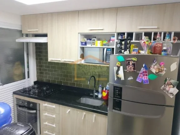 Imagem Apartamento 2 dormitÃ³rios, banheiro, sala 2 ambientes, sacada grill, cozinha americana planejada, Ã...