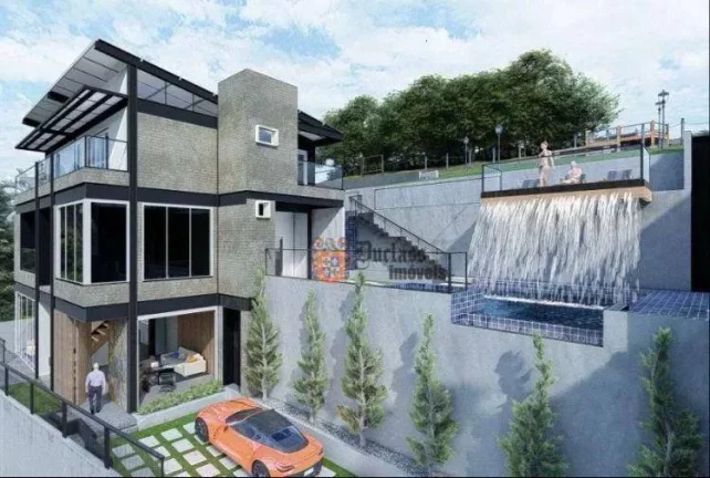 Imagem Sobrado com 5 suítes à venda, 500 m² por R$ 2.850.000 - Cidade Satélite - Atibaia/SP