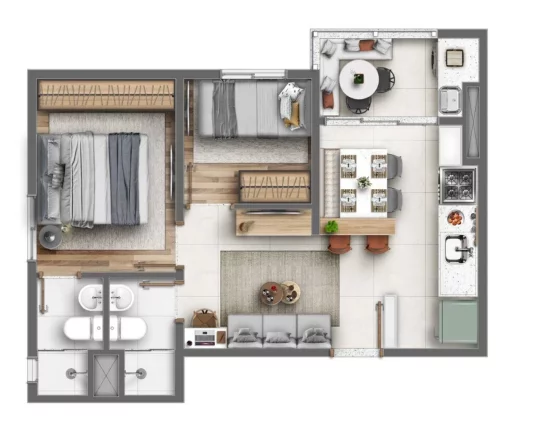 Imagem APARTAMENTO RESIDENCIAL em São Paulo - SP, Vila Carmosina