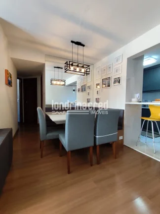 Imagem Apartamento na Gleba Palhano, 2 quartos (1 suíte com closet), sala ampla, sacada, cozinha planejada, 2 vagas, face sul, alto padrão