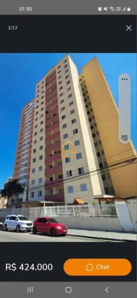 Imagem Apartamento, 3 dormitórios, 1 vaga,Parque Industrial, Edifício Quebec, SJC