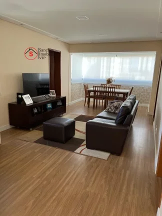Imagem Apartamento à venda no Tatuap?(C), 126m com 3 dormitórios sendo 1 suíte; 2 banheiros, sala com 2 ambientes, sacada integrada com a sala, lavabo, ampla cozinha, lavanderia, dep. de empregada. 2 vagas na garagem,