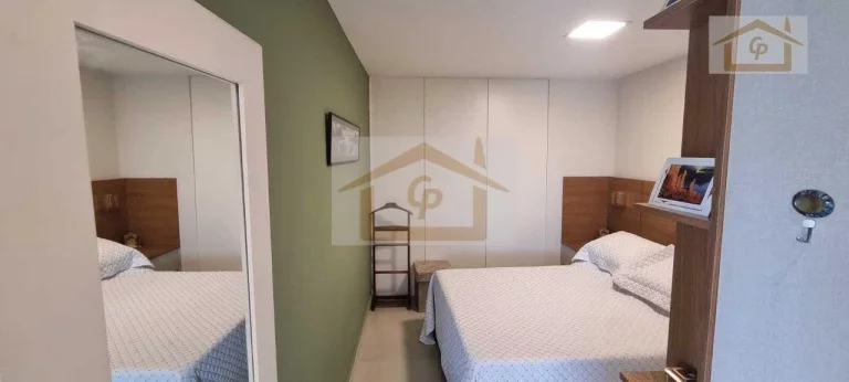 Imagem Sofisticação e linda Vista, Uma suíte + Um quarto (escritório), 2 vagas