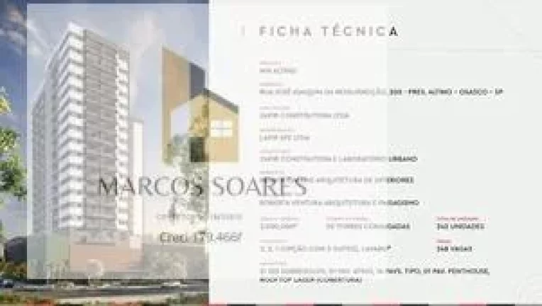 Imagem Apartamento com 2 quartos + suíte e lavabo, 56m2, à venda, na planta, bairro Presidente Altino/Osasco-SP