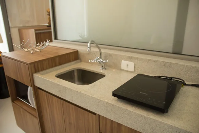 Imagem Apartamento para locação na Vila Nova Conceição: 1 quarto, 1 sala, 1 banheiro e 1 vaga de garagem!