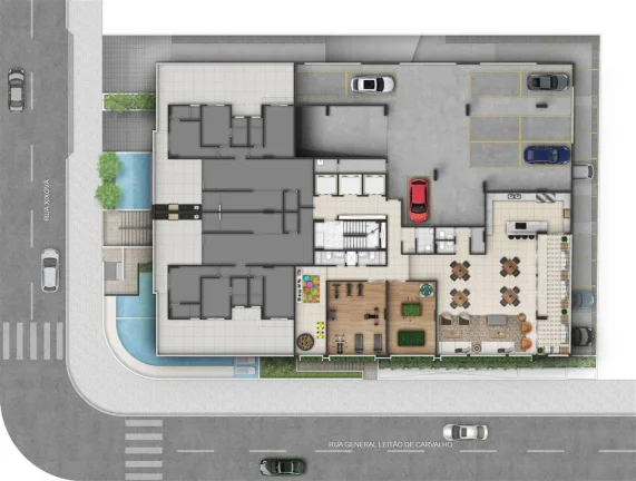 Imagem APARTAMENTO COM 95.1 m² - CANTO DO FORTE - PRAIA GRANDE SP