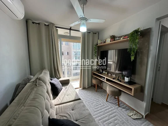 Imagem Apartamento à venda no Alameda Europa, todo planejado, com 2 quartos, sacada com skin glass e lazer completo no condomínio.