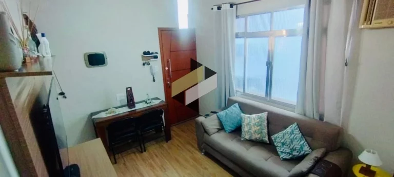 Imagem Apartamento para Venda em Santos, Embaré, 2 dormitórios, 1 banheiro, 1 vaga