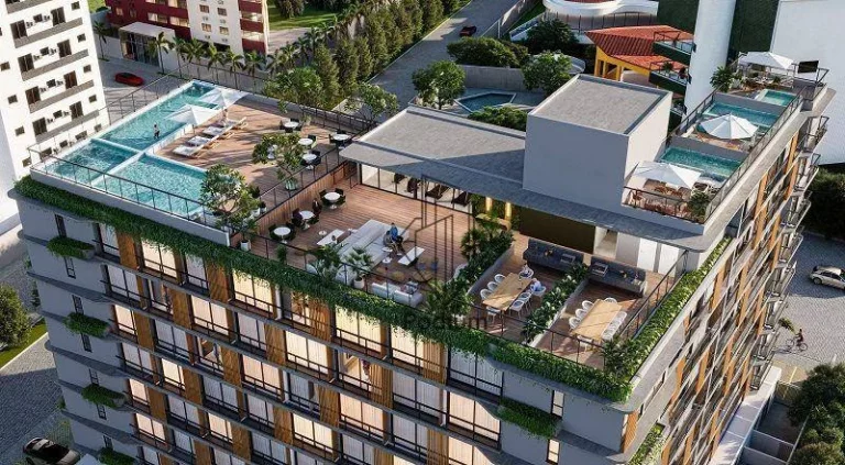 Imagem Flats com varanda / sacada e excelente localização a 230m da praia do Bessa / Jardim Oceania - FL0527