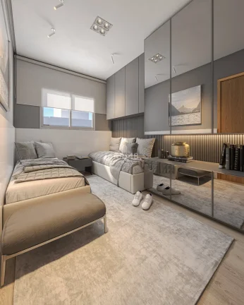 Imagem Apartamento em Nossa Senhora do Rosario - São José: 54M², 2 Dormitórios, 1 Banheiro
