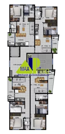 Imagem Apartamento à venda em São Paulo - Vila Matilde: 2 quartos, 1 sala, 1 banheiro, 1 vaga de garagem - 43 m² de área.