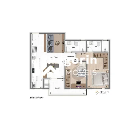 Imagem Apartamento garden em Centro, Pinhais/PR