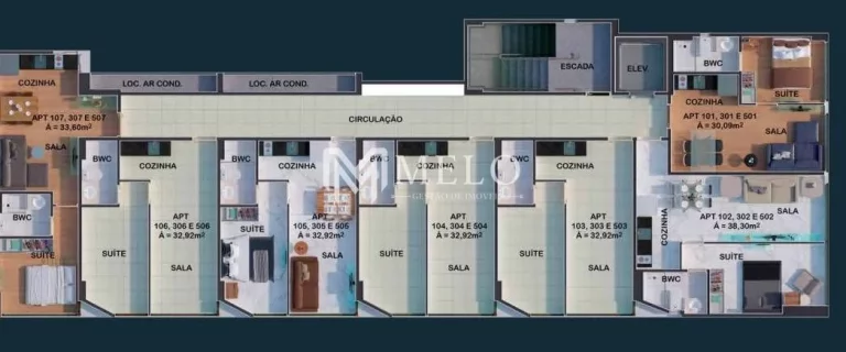Imagem Oportunidade na MADALENA: 33m²,01suite ,01vaga..
