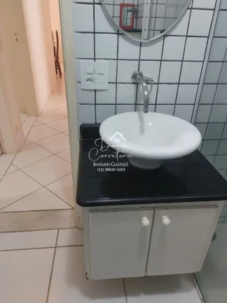 Imagem Aluguel de Imóvel em Guarujá-SP: Apartamento 2 Quartos, Pitangueiras, 70m², 2 Salas, 2 Banheiros, 1 Vaga!