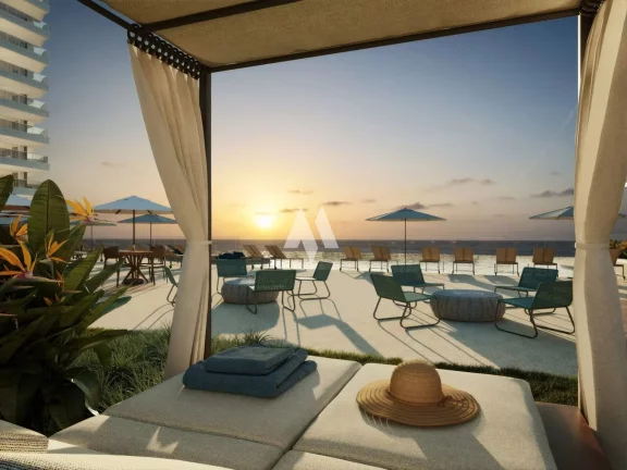 Imagem Apartamento Alto Padrão à venda com 3 suítes e Vista permanente para o mar no bairro Ponta da Praia em Santos/SP