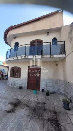 Imagem Lindo Sobrado Esquina, 191m², 237m² Construídos, 5 Quartos, 1 Com Suíte Master e Sacada, Sala 3 Ambientes Enorme, Escritura, Várias vagas, 2 Salões (reformar), Área Gourmet no Jardim Esperança, Mauá-SP