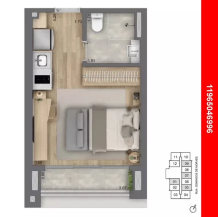 Imagem Apartamento Studio em Vila Mariana São Paulo SP