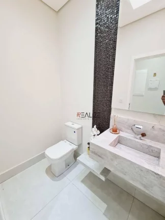 Imagem Casa moderna com 3 suítes e escritório à venda, 235 m² por R$ 2.250.000 - Condomínio Maria Dulce - Indaiatuba/SP