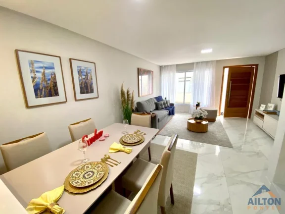 Imagem Casa com 3 Suítes Mobiliada e Decorada à Venda no Bairro Jardim Boa Vista - Guarapari/ES
