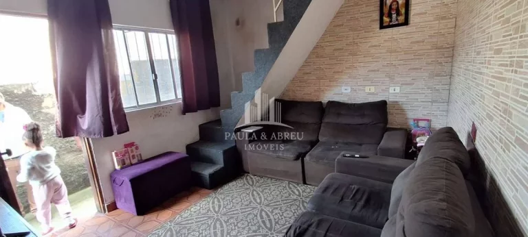 Imagem São 2 Casas 157m², 4 e 3 Cômodos Grandes, Sendo 1 Suíte, Água e Luz separadas, no Jardim Zaíra 6, Mauá-SP