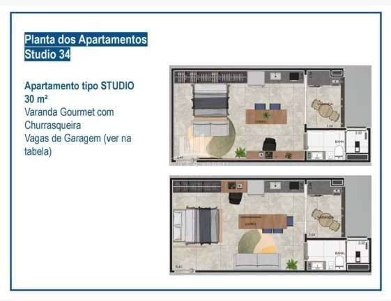 Imagem Apartamentos de 1 a 3 Dormitórios, Duplex, de 30 a 154m² na Vila Bocaina, Mauá-SP