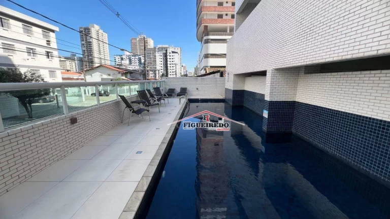Imagem Apartamento à venda, 61 m² por R$ 379.000,00 - Vila Guilhermina - Praia Grande/SP