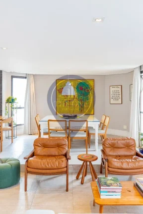 Imagem Apartamento de Alto Padrão à Venda em Indianópolis, São Paulo-SP: 3 quartos, 3 suítes, 2 salas, 5 banheiros, 3 vagas, 172m².
