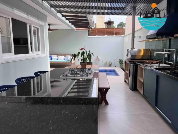 Imagem Casas para Alugar Temporada Juquehy, c/ piscina privativa, churrasqueira, com 4 suítes, 200m da praia. máx. 11 pessoas | Juquehy Imobiliária