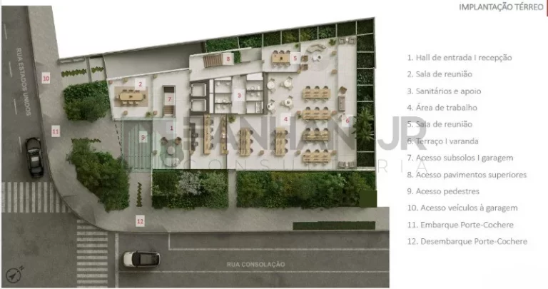 Imagem Prédio Monousuário no Jardim América: 15 Salas, 21 Vagas e 2.325 m² em São Paulo-SP!