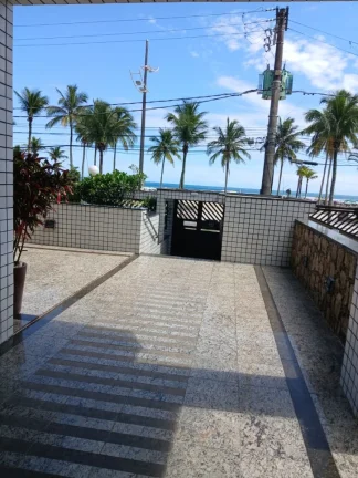 Imagem ???? "Você sabia que existe um condomínio PÉ NA AREIA com salão de festas e elevador em Praia Grande?"