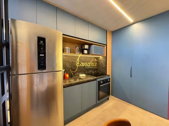 Imagem Apartamento Loft (JK)de frente , com box e infra