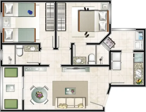 Imagem Los Angeles - Apartamento à venda no bairro João Pinheiro - Belo Horizonte/MG
