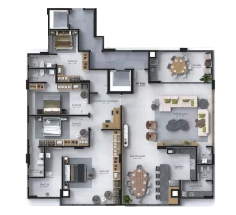 Imagem Newport Beach - Apartamento à venda no bairro Centro - Balneário Camboriú/SC