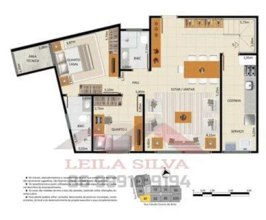 Imagem Apartamento 3 dormitórios para Venda, Ininga, 3 dormitórios, 1 suíte, 2 banheiros, 2 vagas